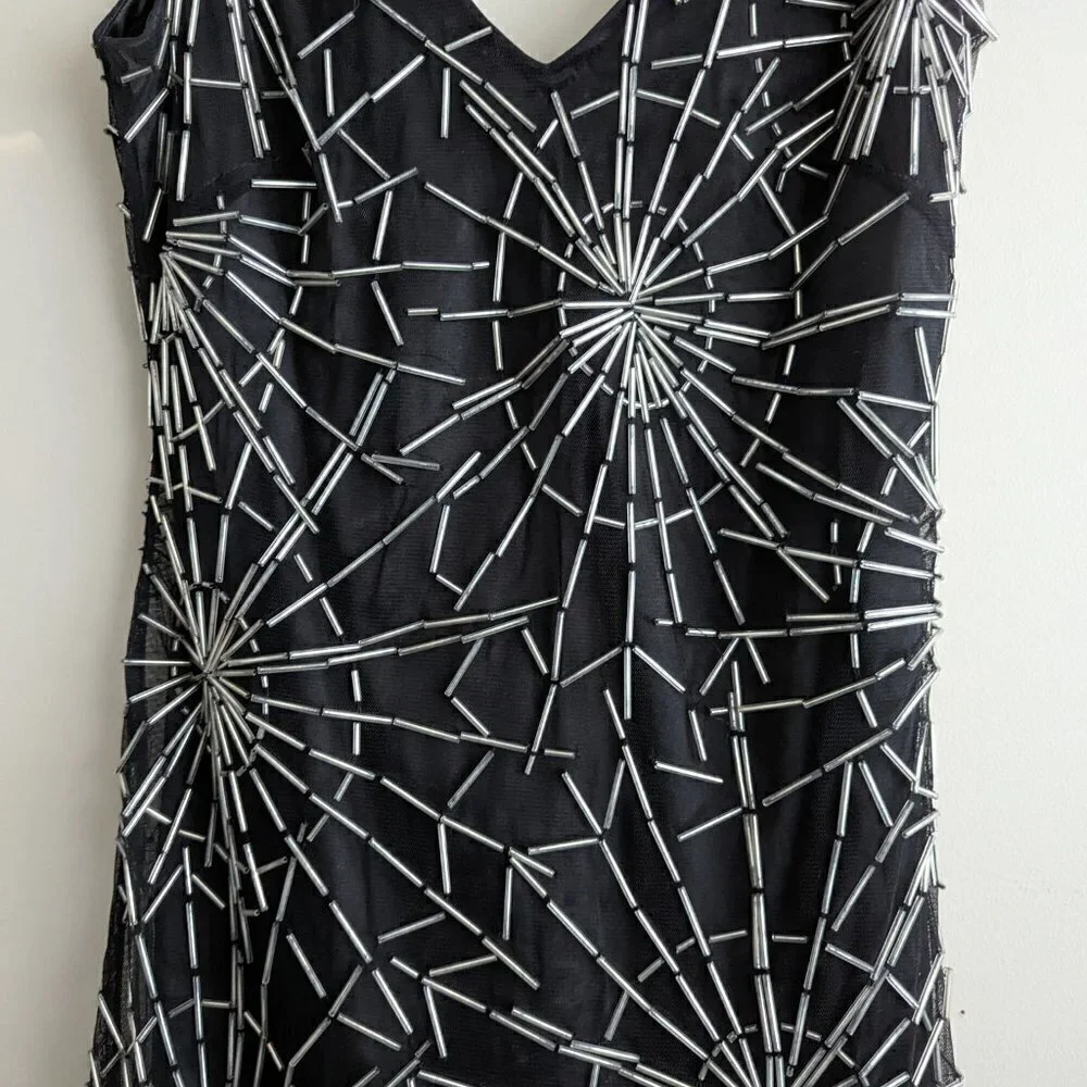 Bebe Aria Feather Dress - Picture 5 of 7
